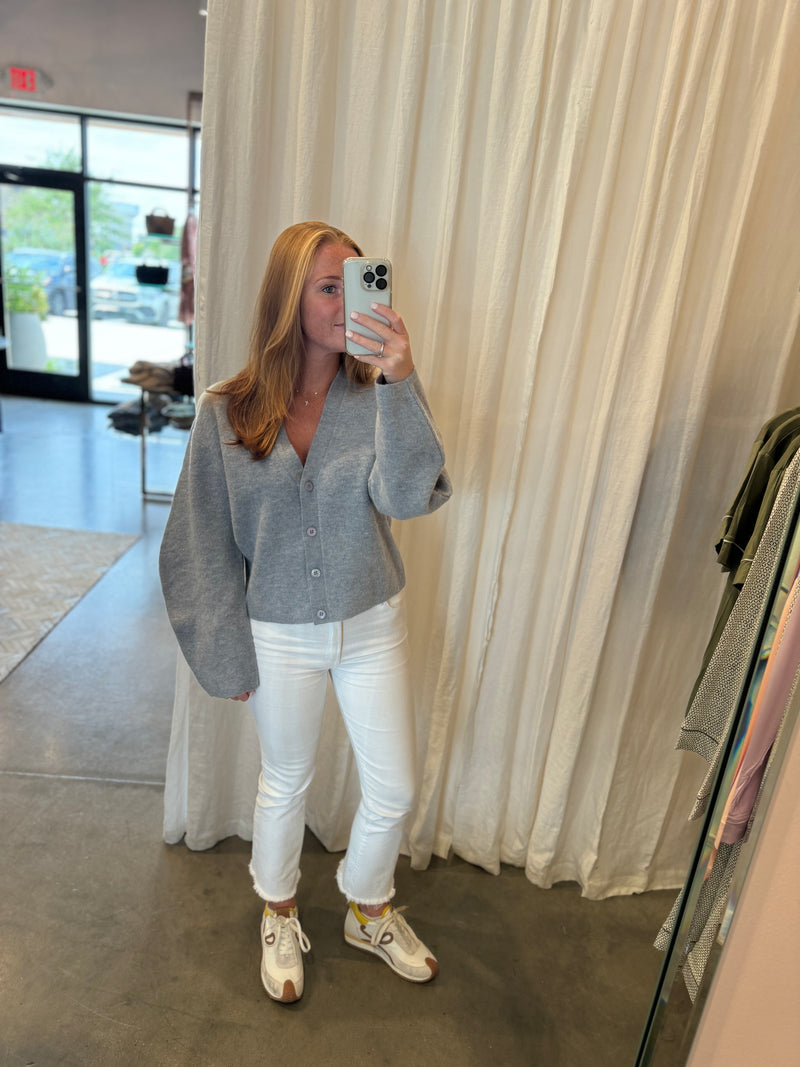 Hadley Cardigan in Heather Grey