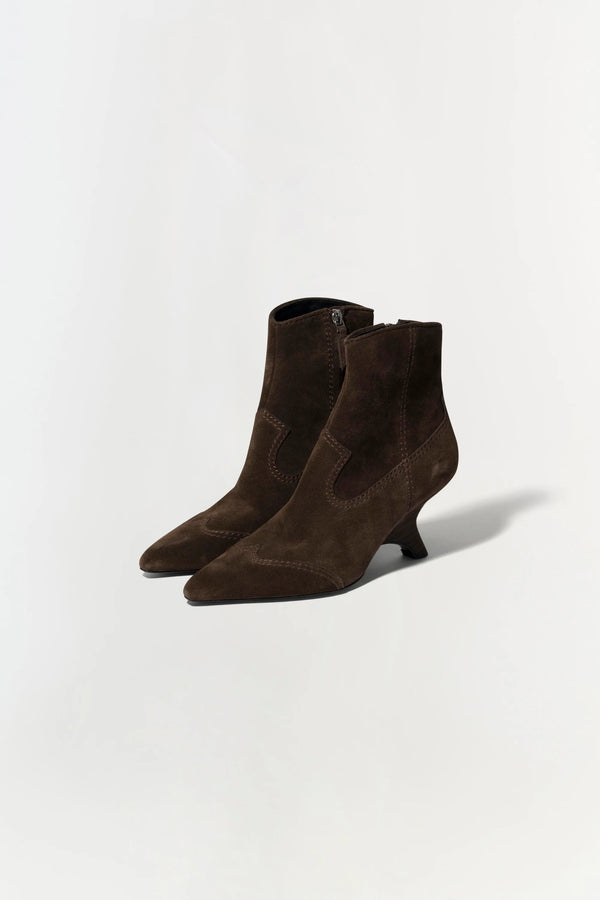 Shadow Western Suede Boot in Cacao