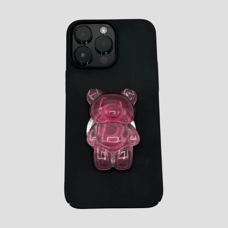Pink Jelly Bear Popsocket