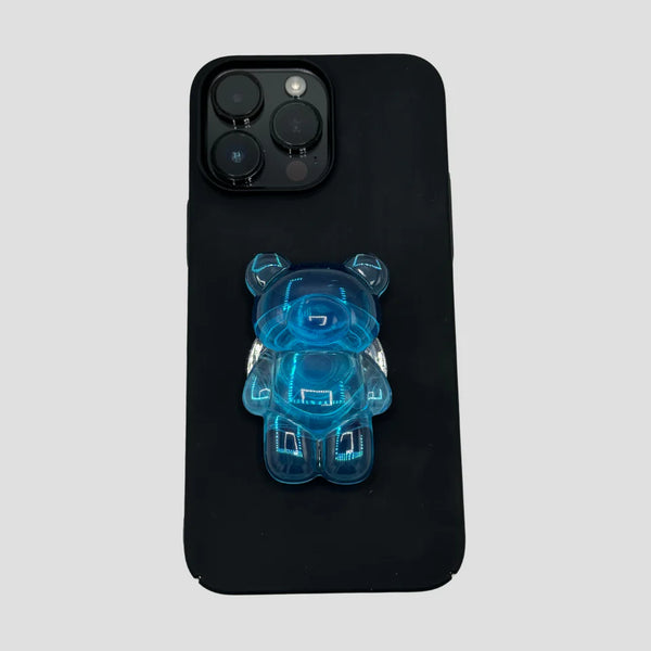 Blue Jelly Bear Popsocket