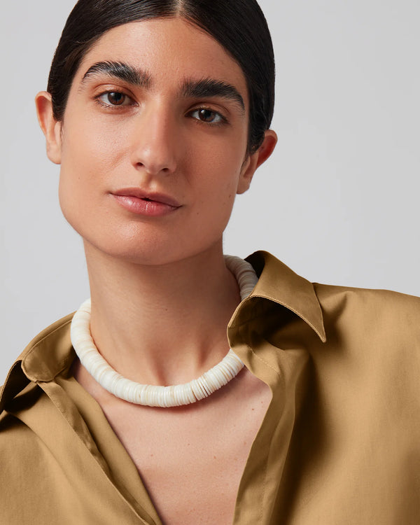 Odette Mega Collar in Gold/Shell