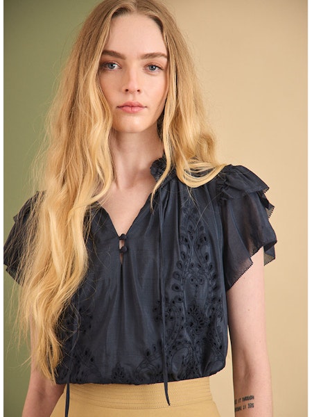 Millie Top in Midnight