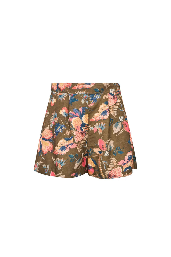 Ashton Short in Olive Floral