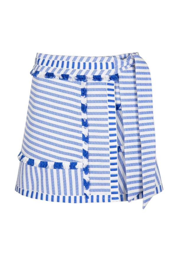 Bay Skirt in Coastal Stripe