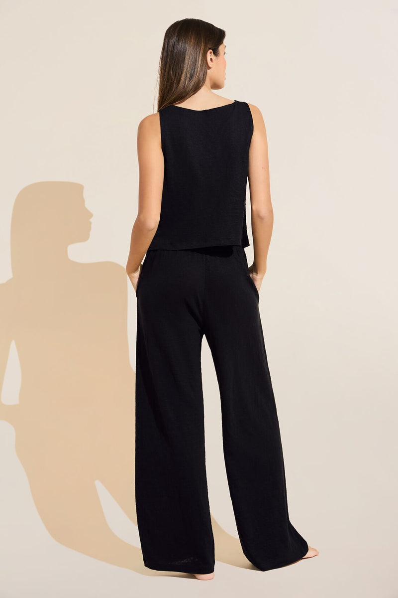 Organic Linen Pant in Black