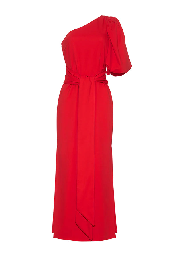 Lucia Dress in High Risk Red