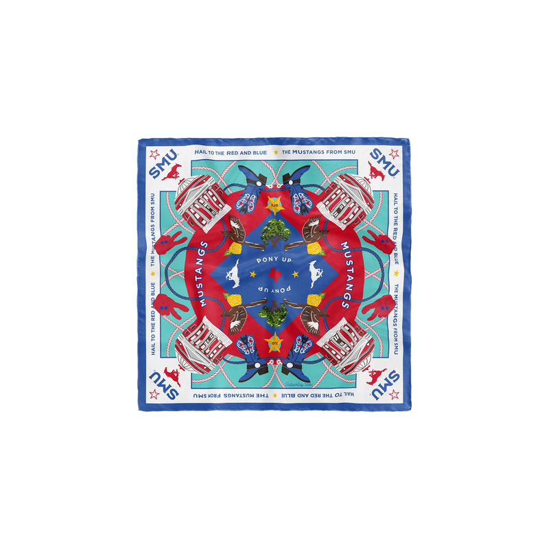 SMU Mustangs Pocket Scarf