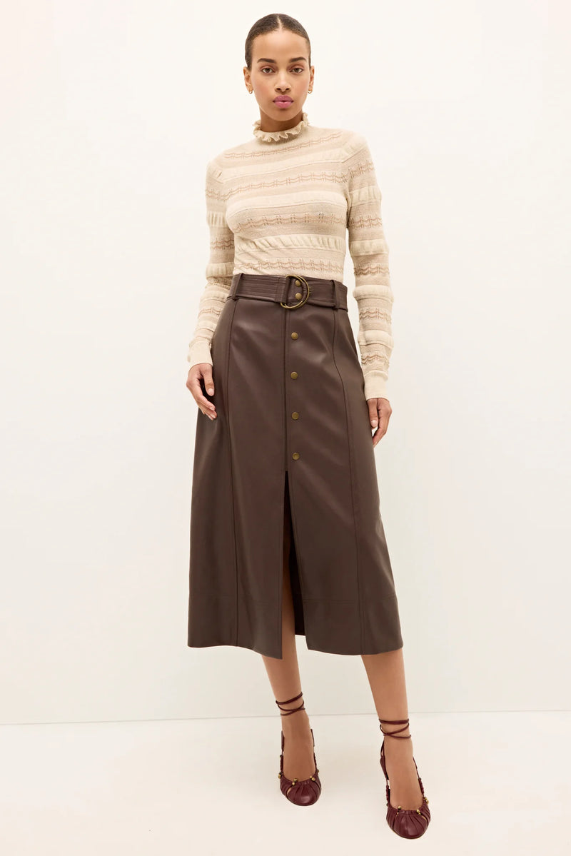 Chelsea Skirt in Walnut