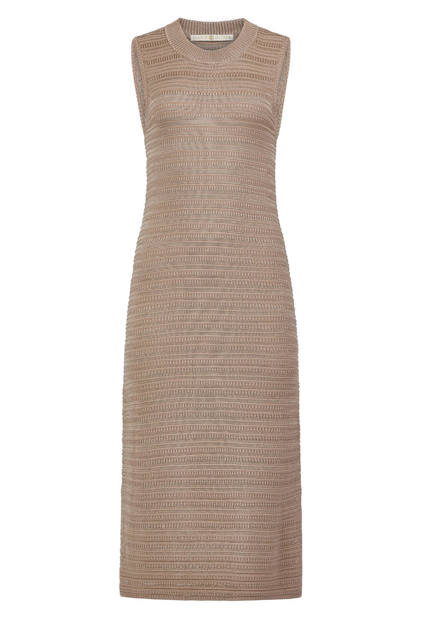 Isla Dress in Tan