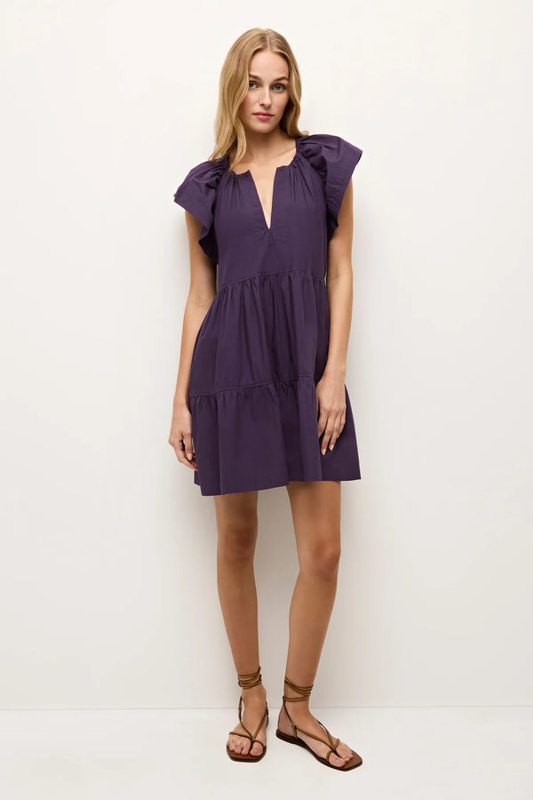 Kara Dress in Plum