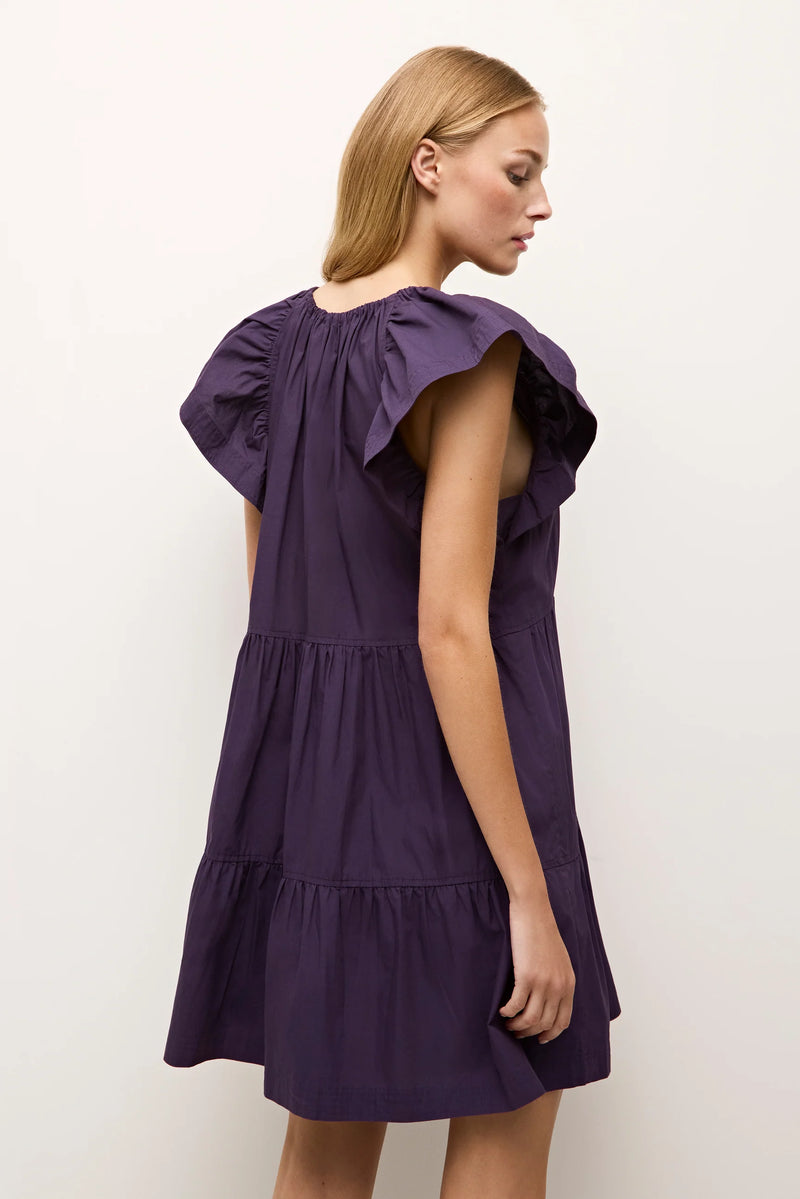 Kara Dress in Plum