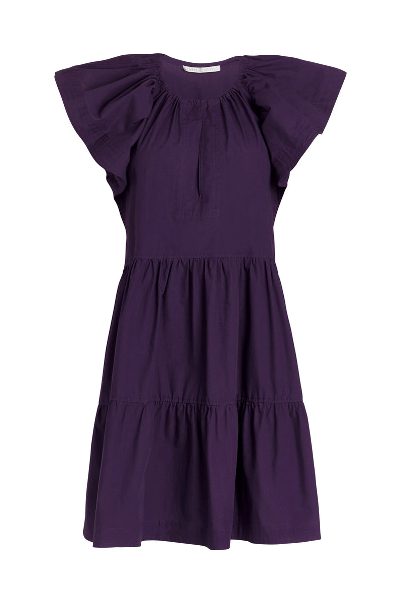 Kara Dress in Plum