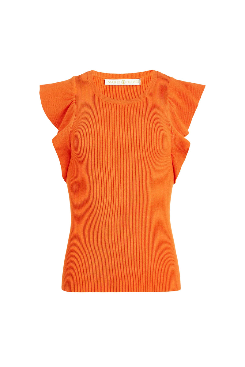 Rory Top in Tangerine