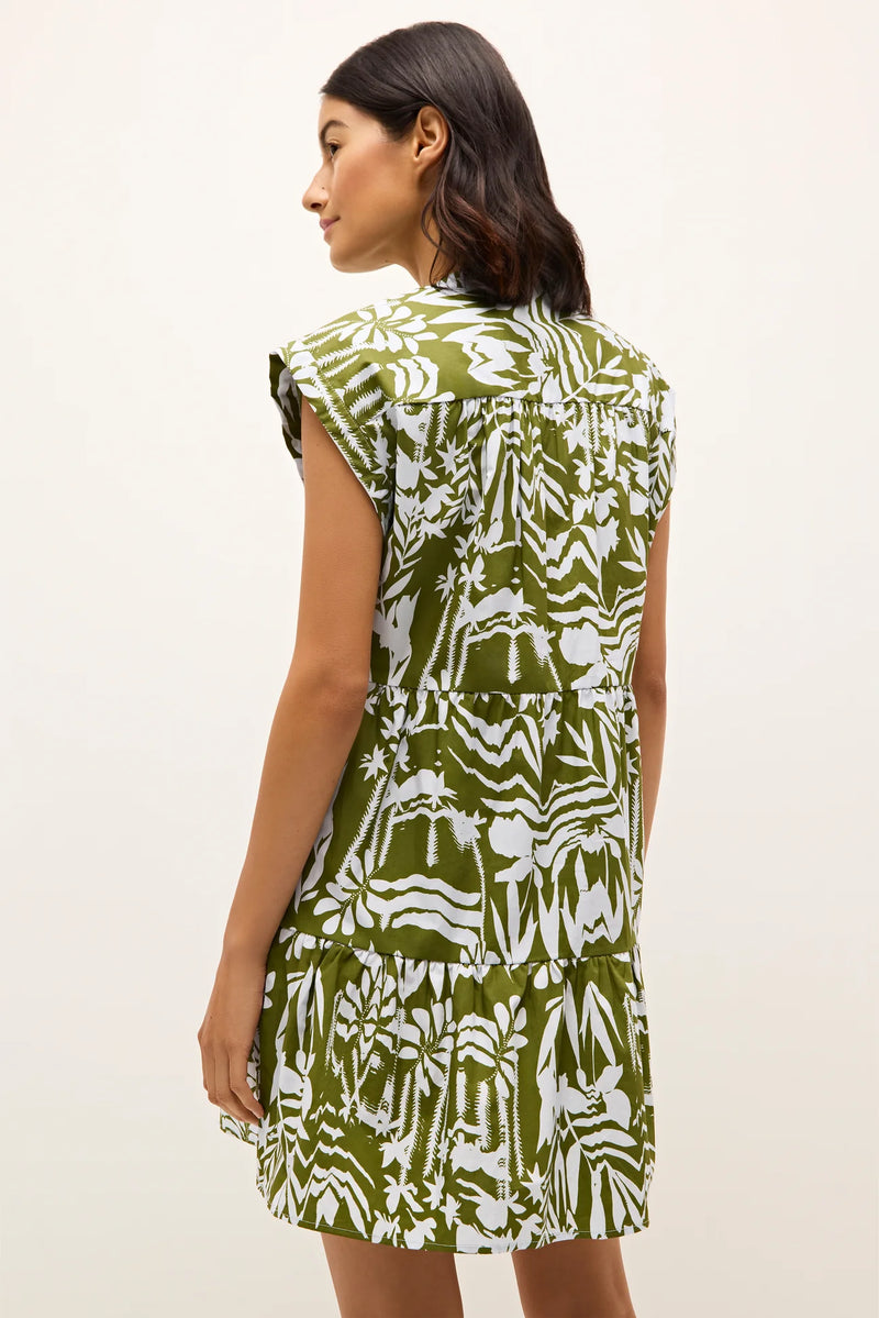 Lachlan Dress in Emerald Whisper
