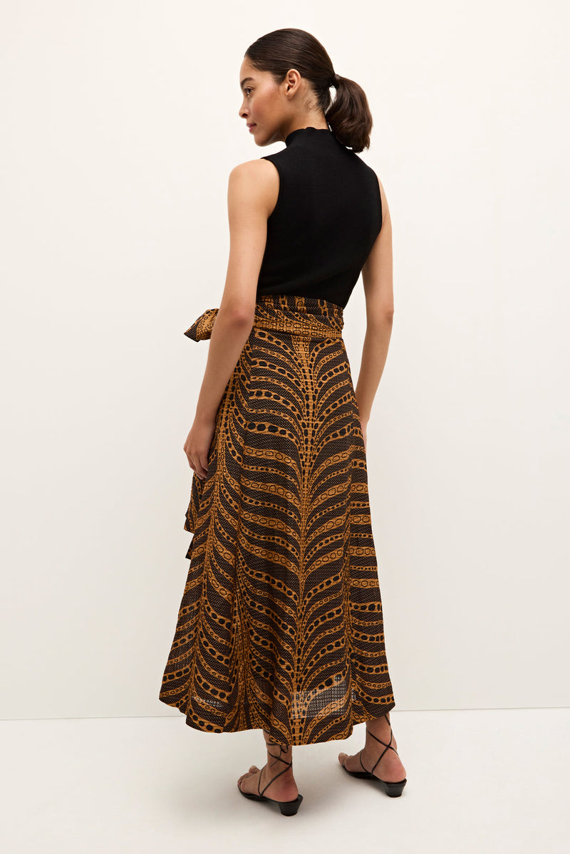 Estine Wrap Skirt in Tigris
