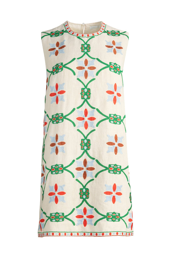Yvette Dress in Trellis