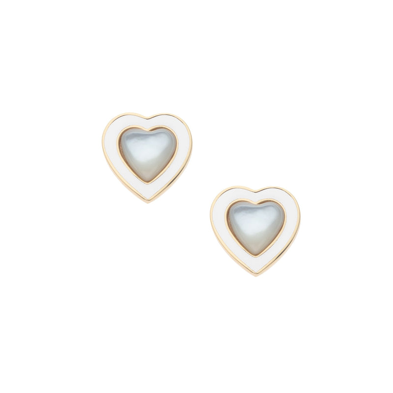 Love Petite Enchanted Heart Earrings