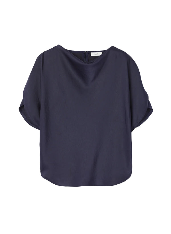 Nadia Top in Evening Blue