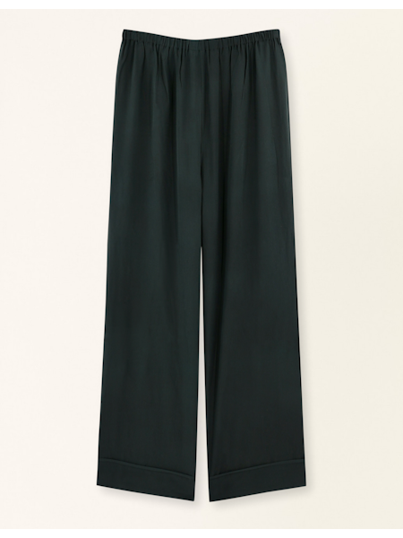 Baden Silk Pant in Black