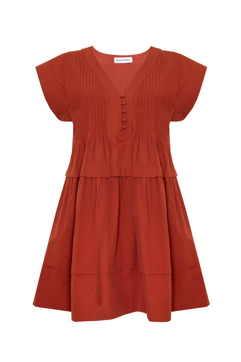 Parker Dress in Burnished Copper