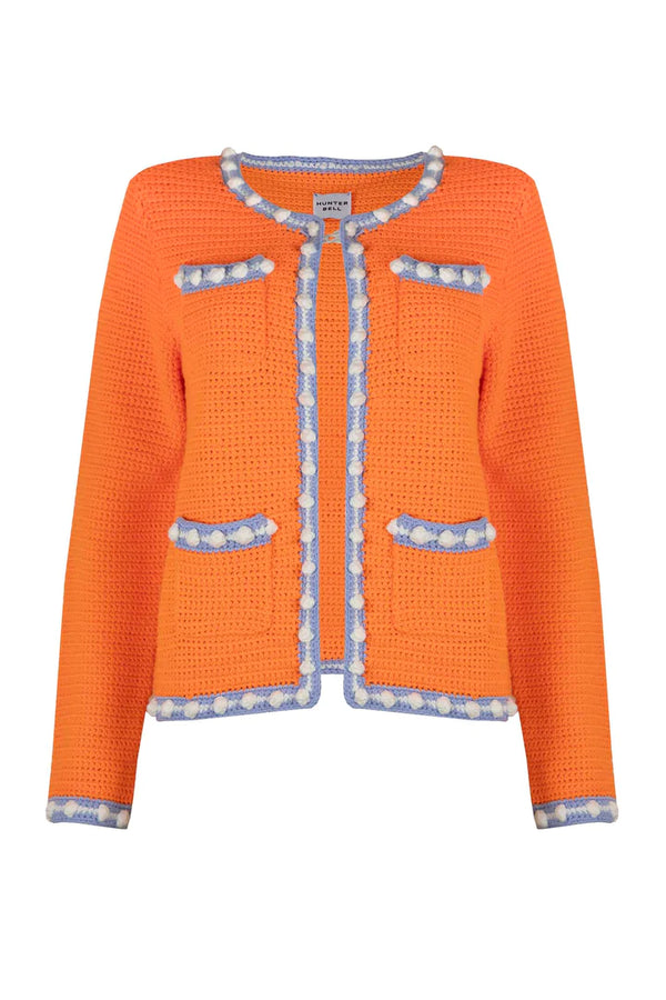 Russell Sweater in Elastic Orange