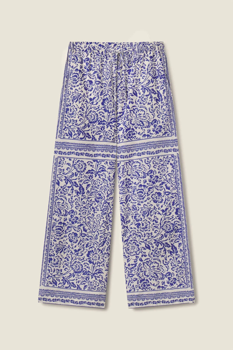 Vera Pants in Hydra Border