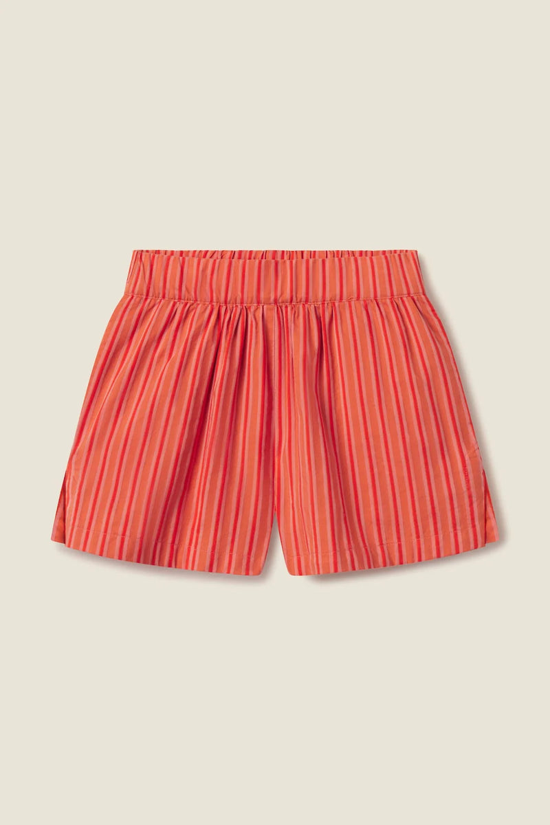 Rhea Short in Terracotta Stripe