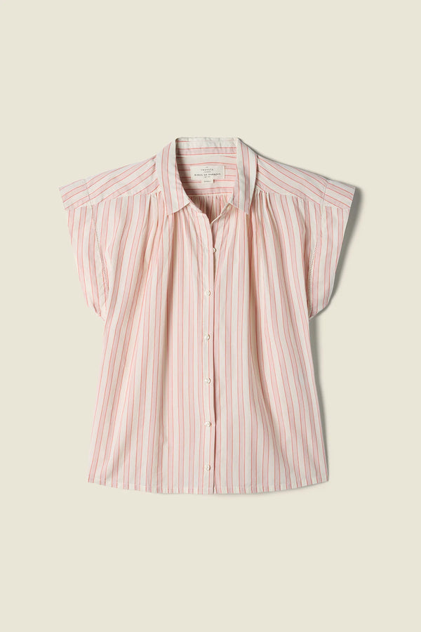 Della Shirt in Cameo Stripe