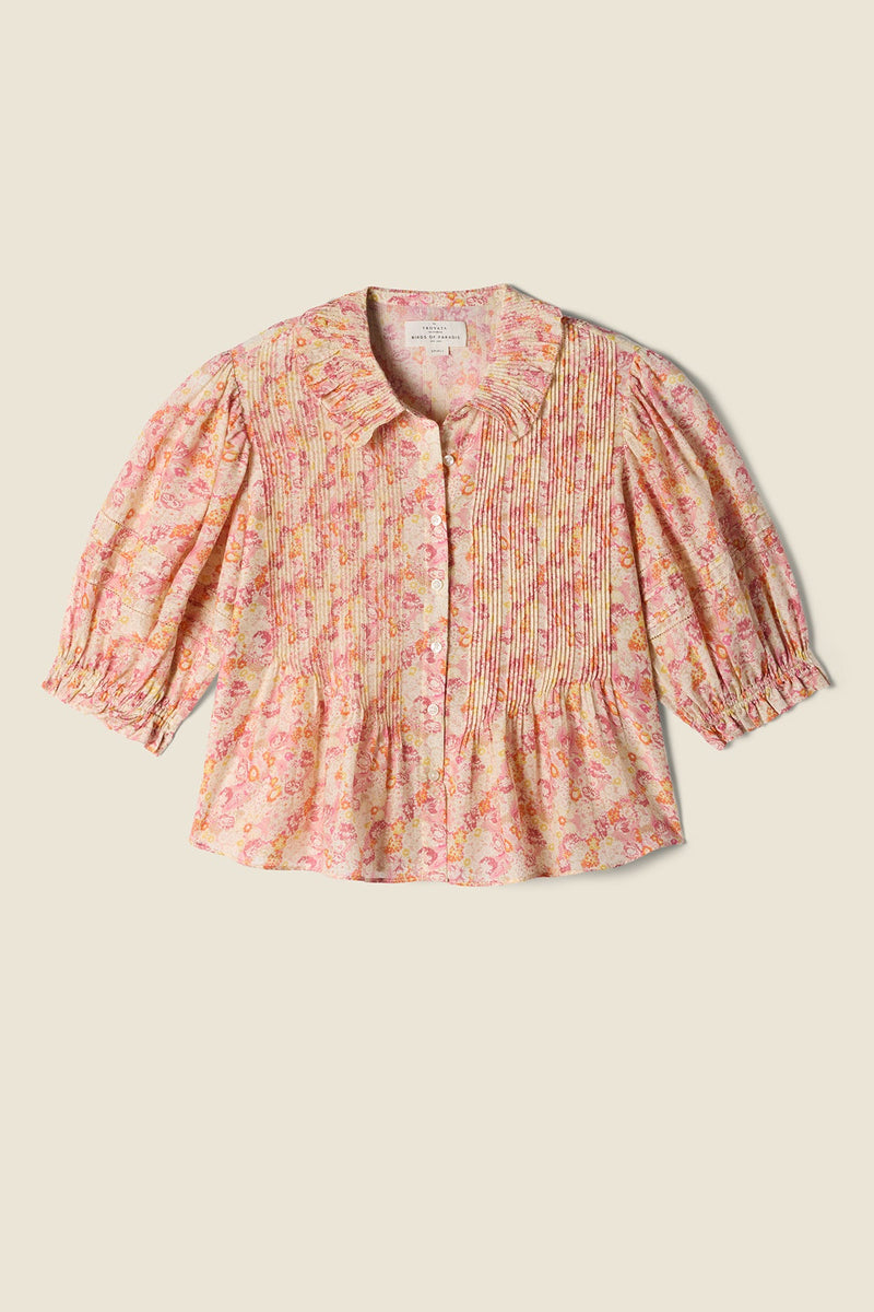 Jess Blouse in Pink Currant