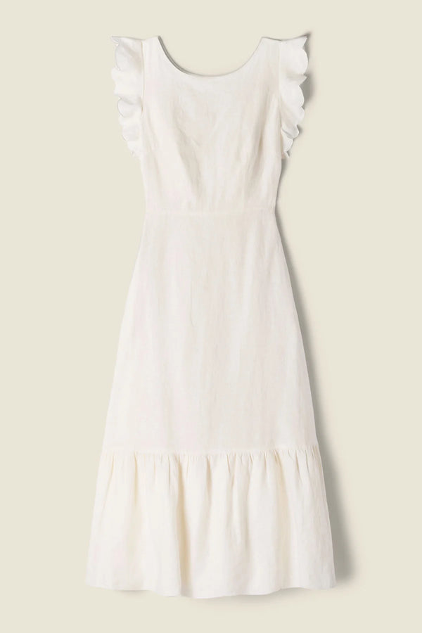 Rosa Dress in Ivory