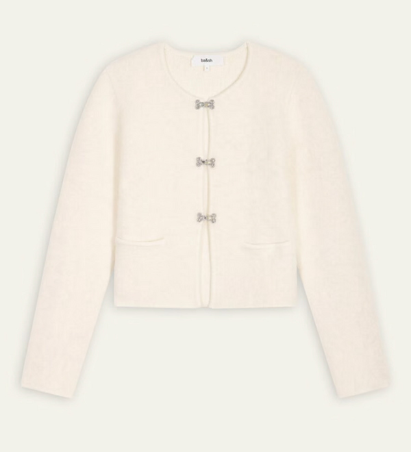 Grayson Cardigan in Off White