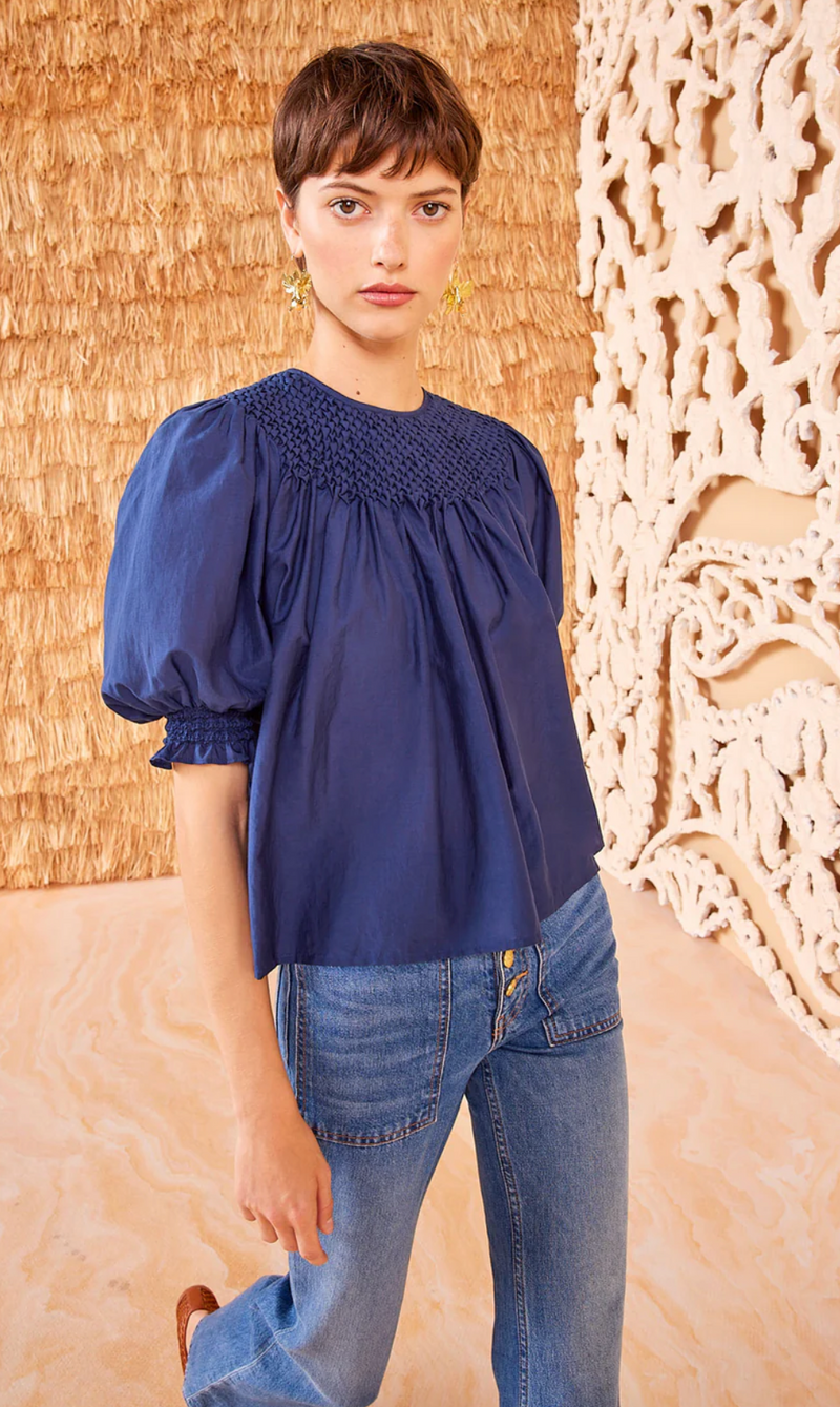 Alita Top in Midnight