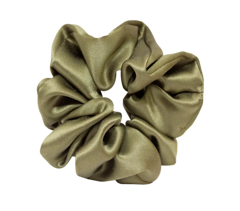 Silk Scrunchie in Martini