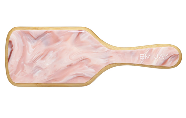 Bamboo Paddle Brush in Pink Chantilly