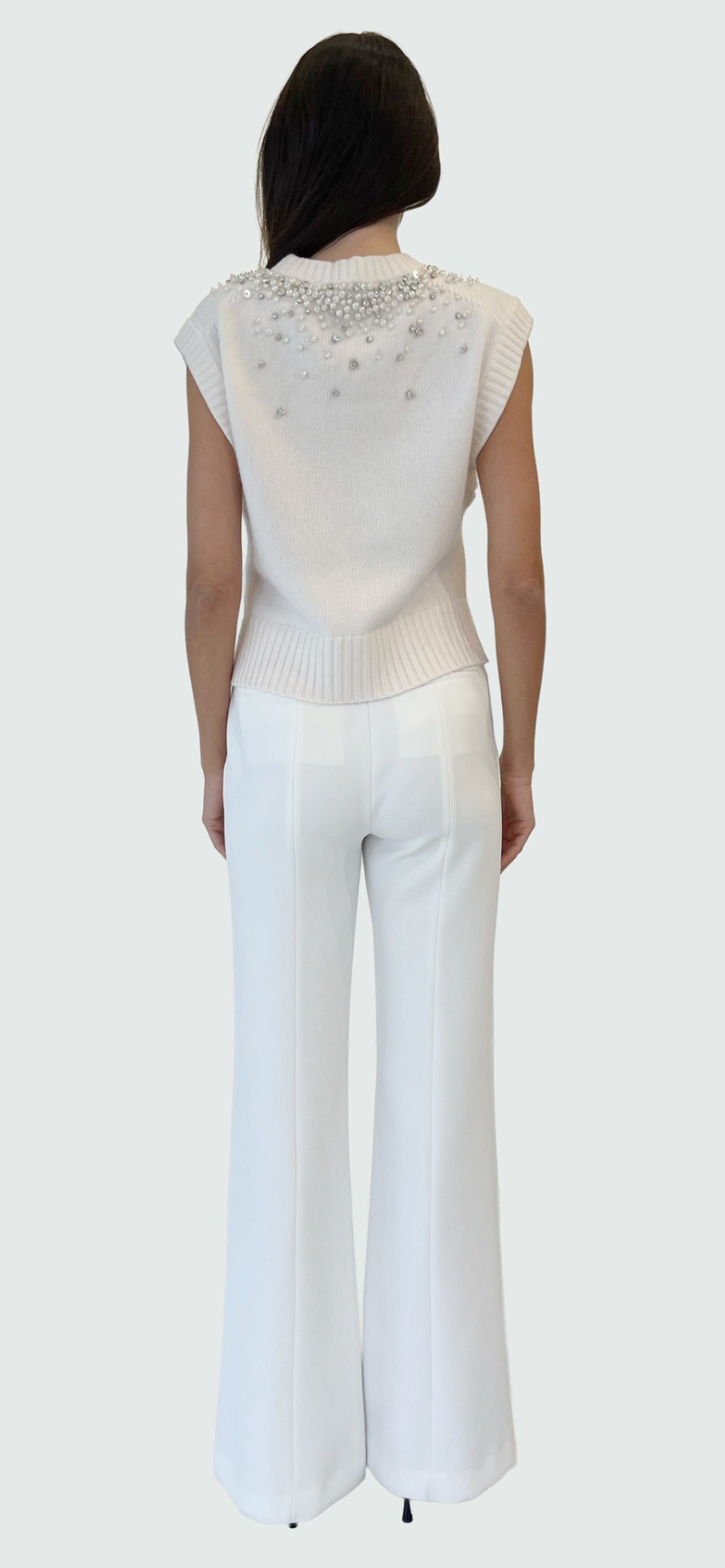 Candra Vest in Ivory