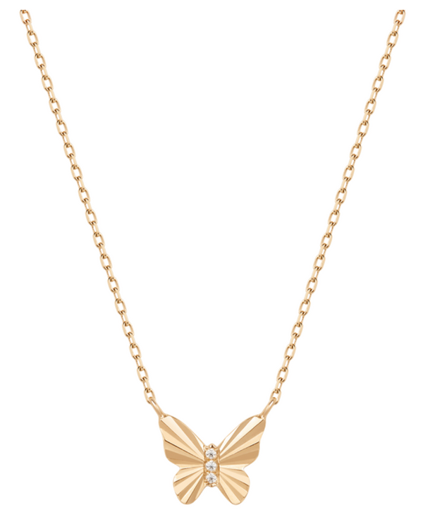 Liv Butterfly Necklace Length 16" -18"