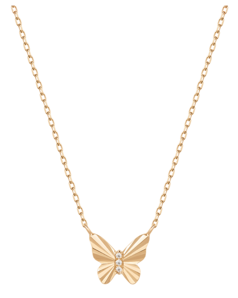 Liv Butterfly Necklace Length 16" -18"