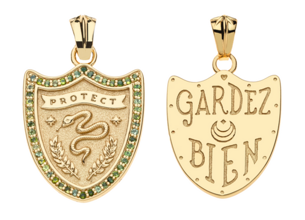 PORTECT Shield Pendant - 16-18" Rolo Chain