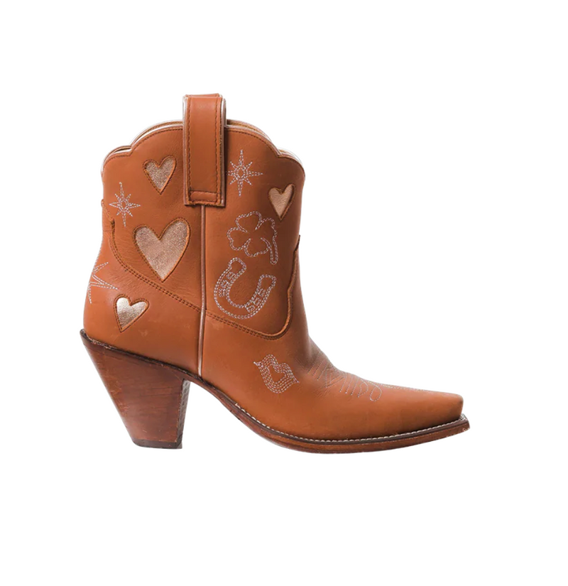 Lucky Boot in Sierra / Rose Gold