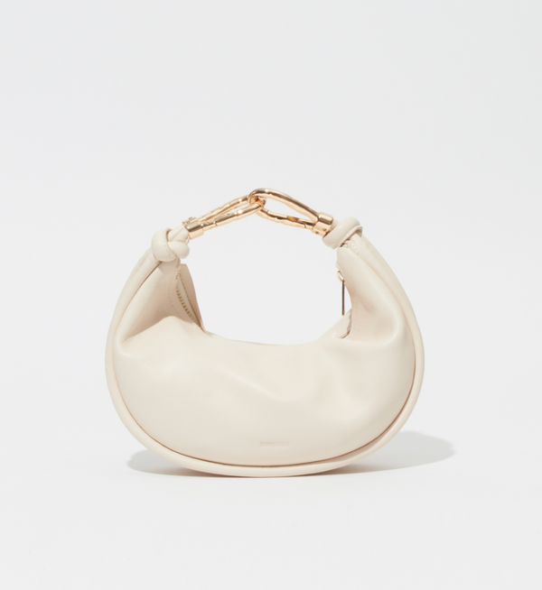 Avery Leather Crossbody in Cream