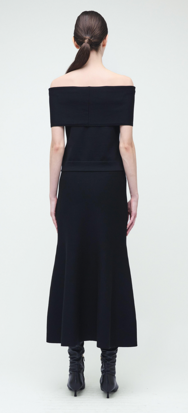 Atwood Trumpet Skirt in Black