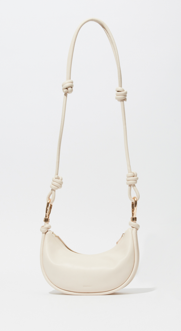 Avery Leather Crossbody in Cream