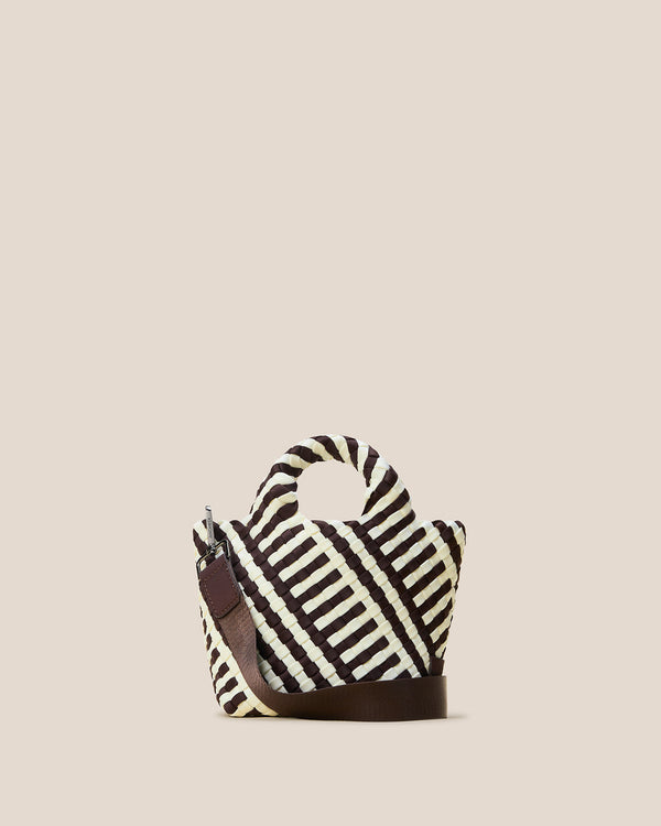 St. Barths Petit Tote Striped Geo | Roma