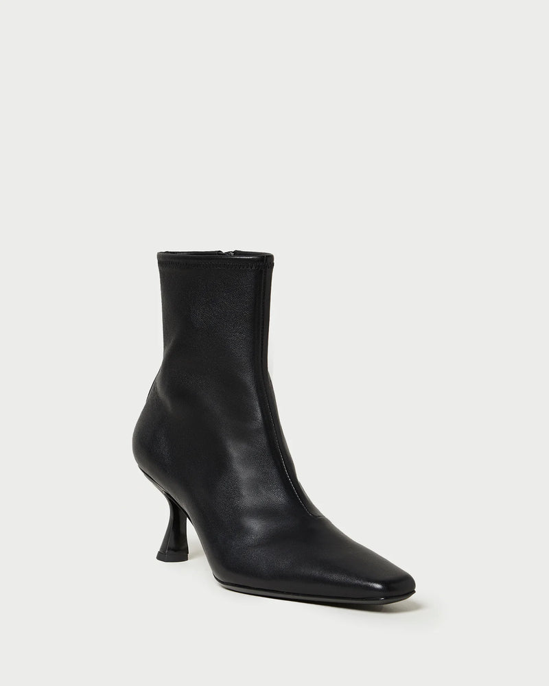 Thandy Black Curved Heel Boot
