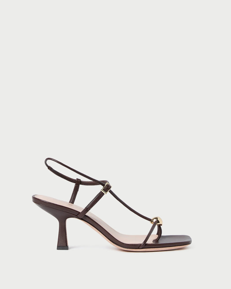 Triana Espresso Mid−Heel Sandal