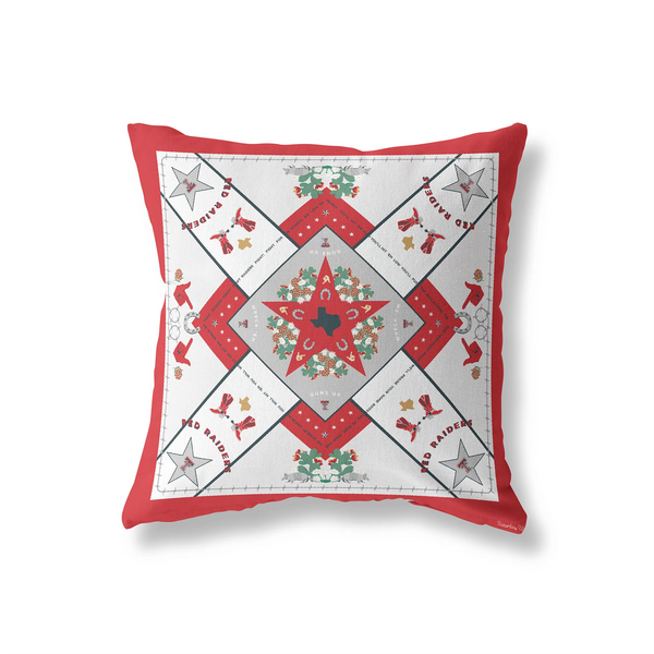Texas Tech Red Raiders Cotton Pillow Cover