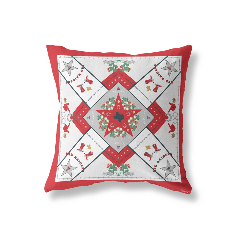 Texas Tech Red Raiders Cotton Pillow Cover