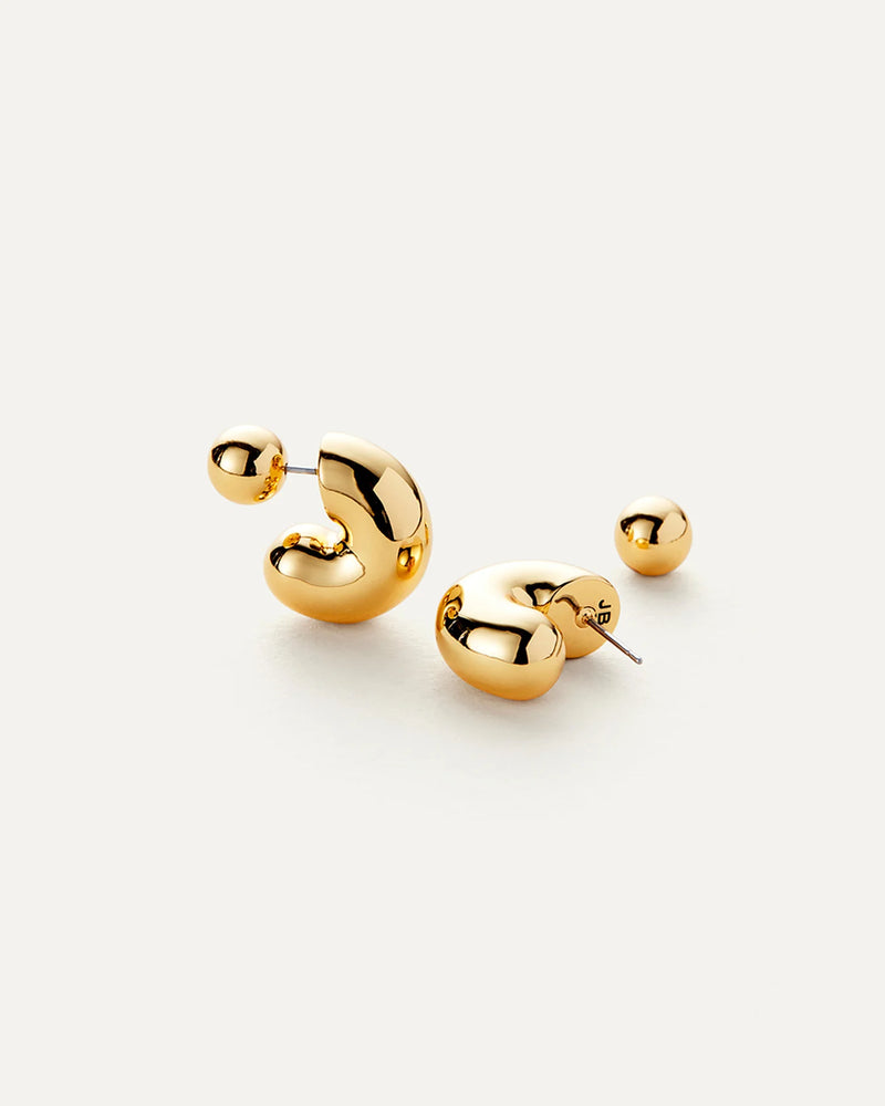 Tome Hoops Medium in Gold