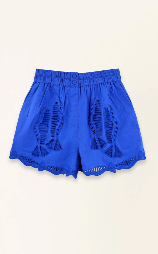 Track Short in Marine Lapis