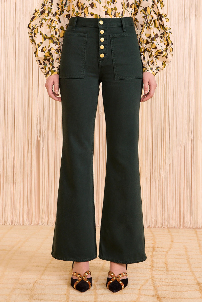 Lou High Rise Jean in Hunter